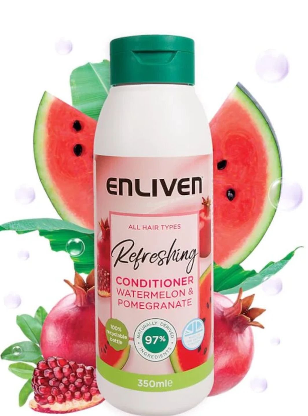 Enliven Hair Food Conditioner with Refreshing Watermelon & Pomegranate – 350ml