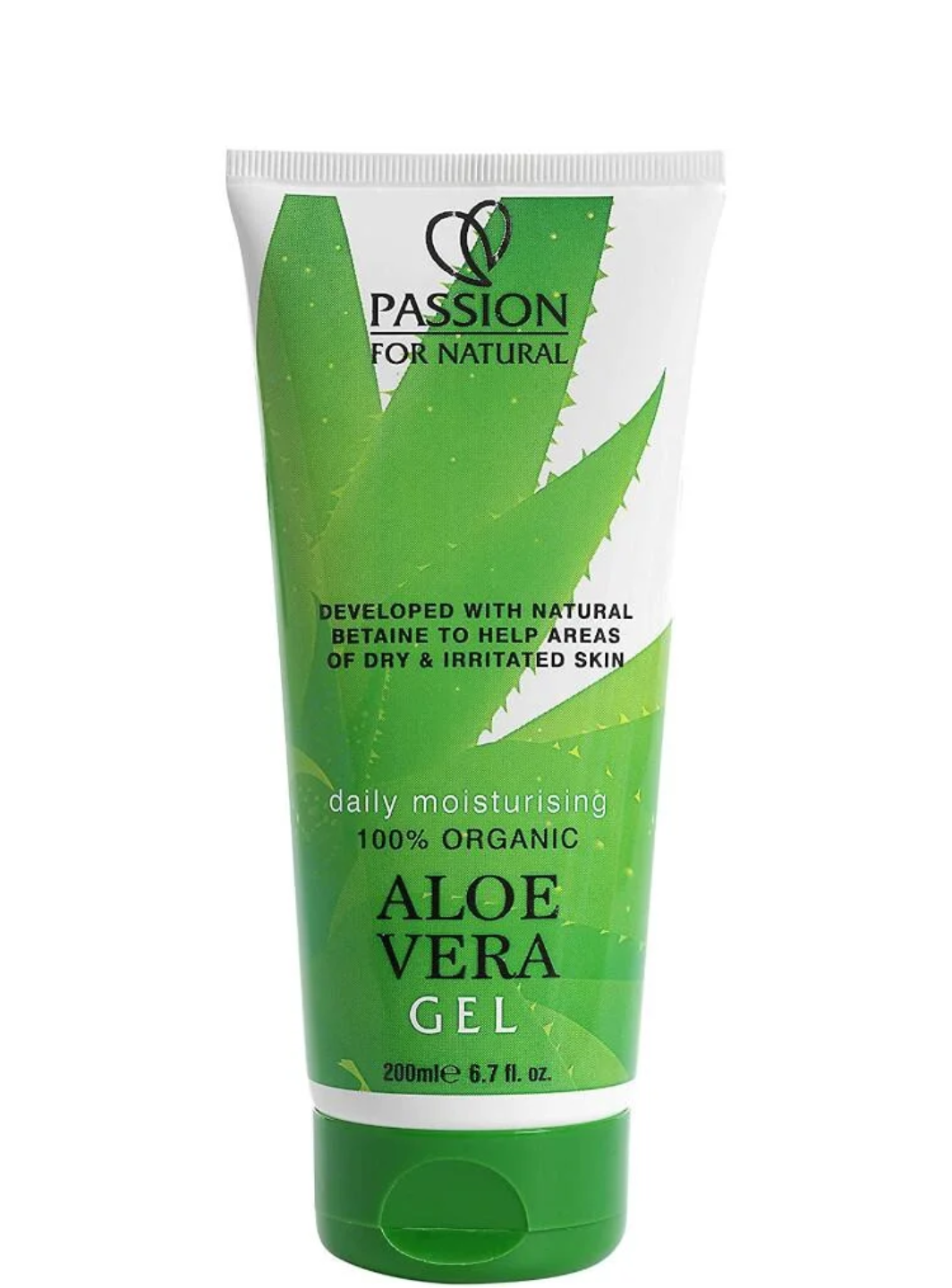 Beauty Formulas Passion for Natural 100% Organic Aloe Vera Gel – 200ml