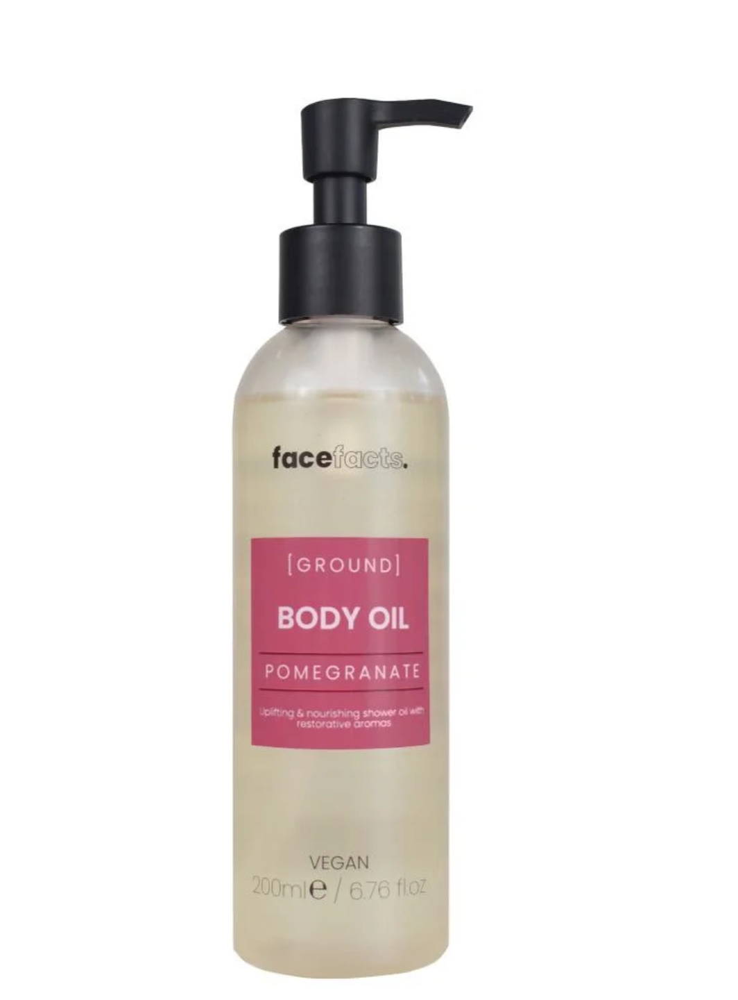 Face Facts Ground Pomegranate Body Oil — 200 ml — Face Facts
