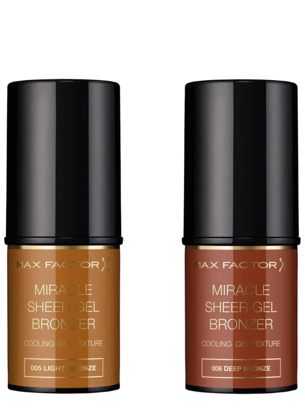 Max Factor Miracle Sheer Gel Bronzer Stick — set of 3 pieces — Max Factor