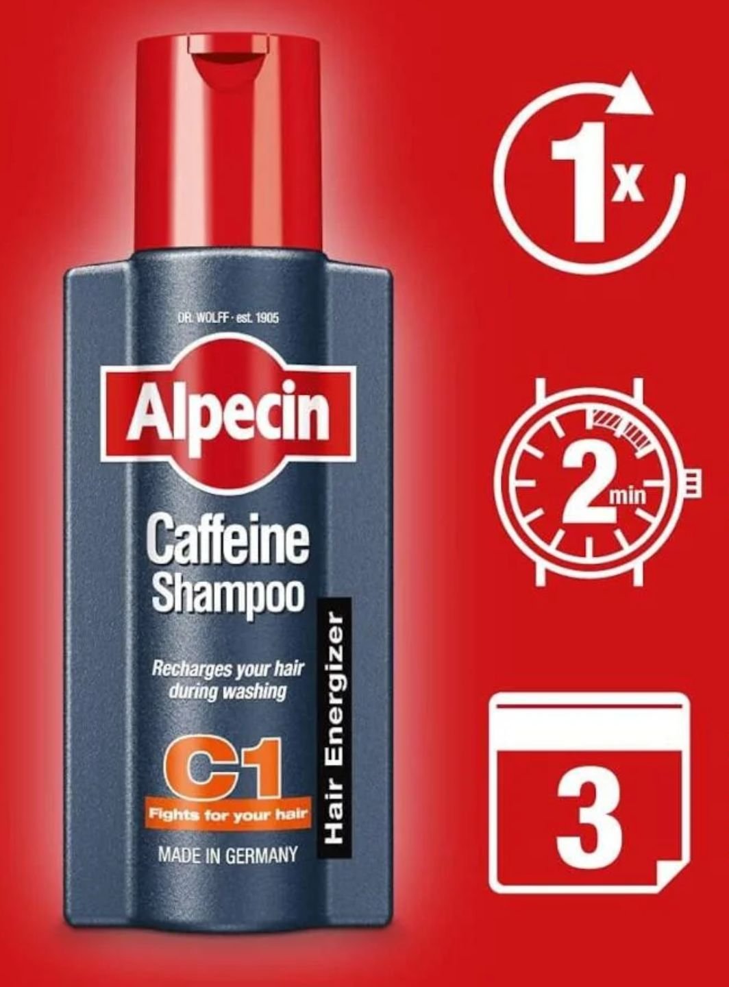 Alpecin C1 Caffeine Hair Energizing Shampoo – 250ml