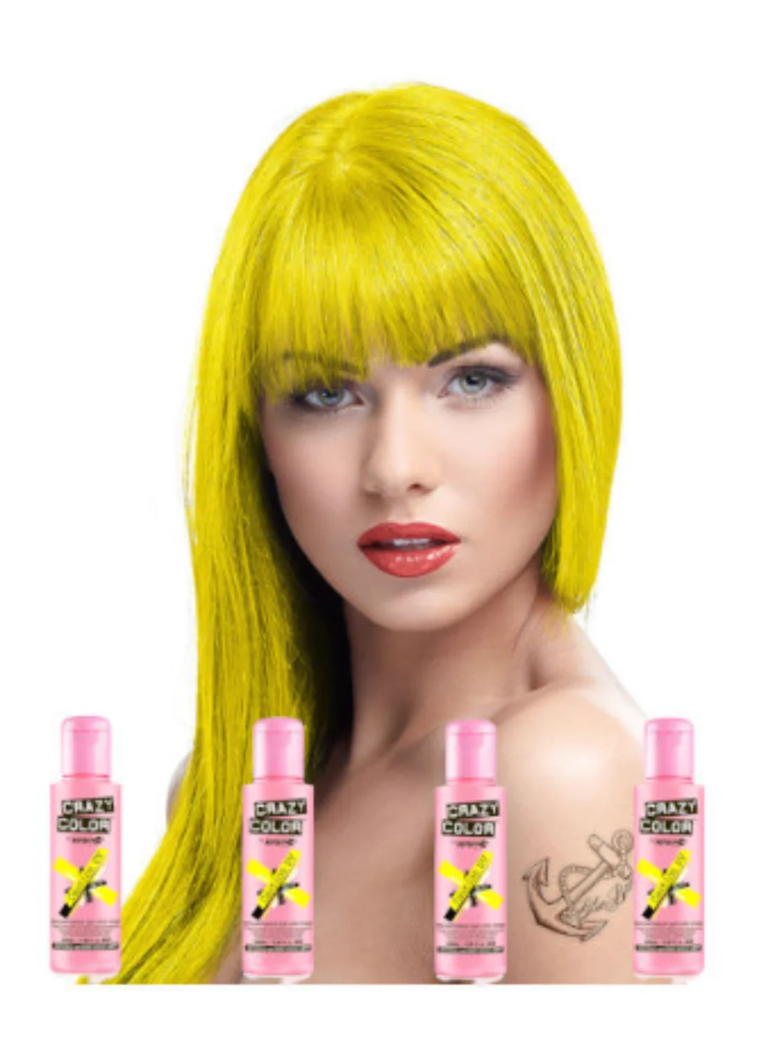 Crazy Color Semi Permanent Hair Color Cream 100ml – Caution UV - Image 2