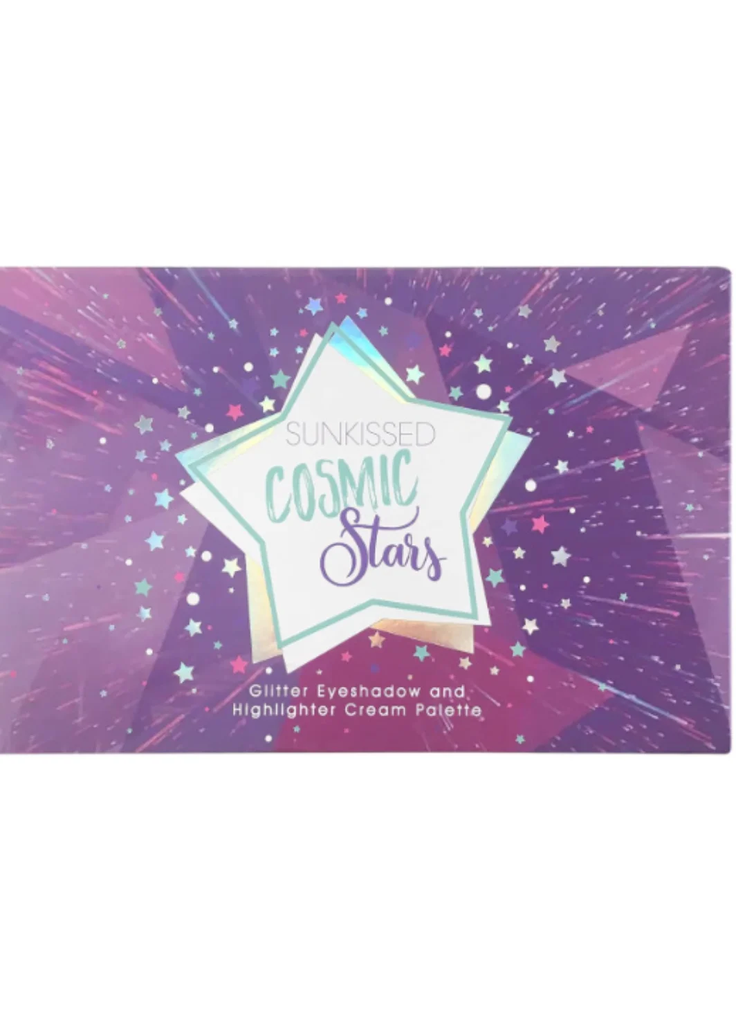 Sunkissed Cosmic Stars Glitter Eyeshadow and Highlighter Palette