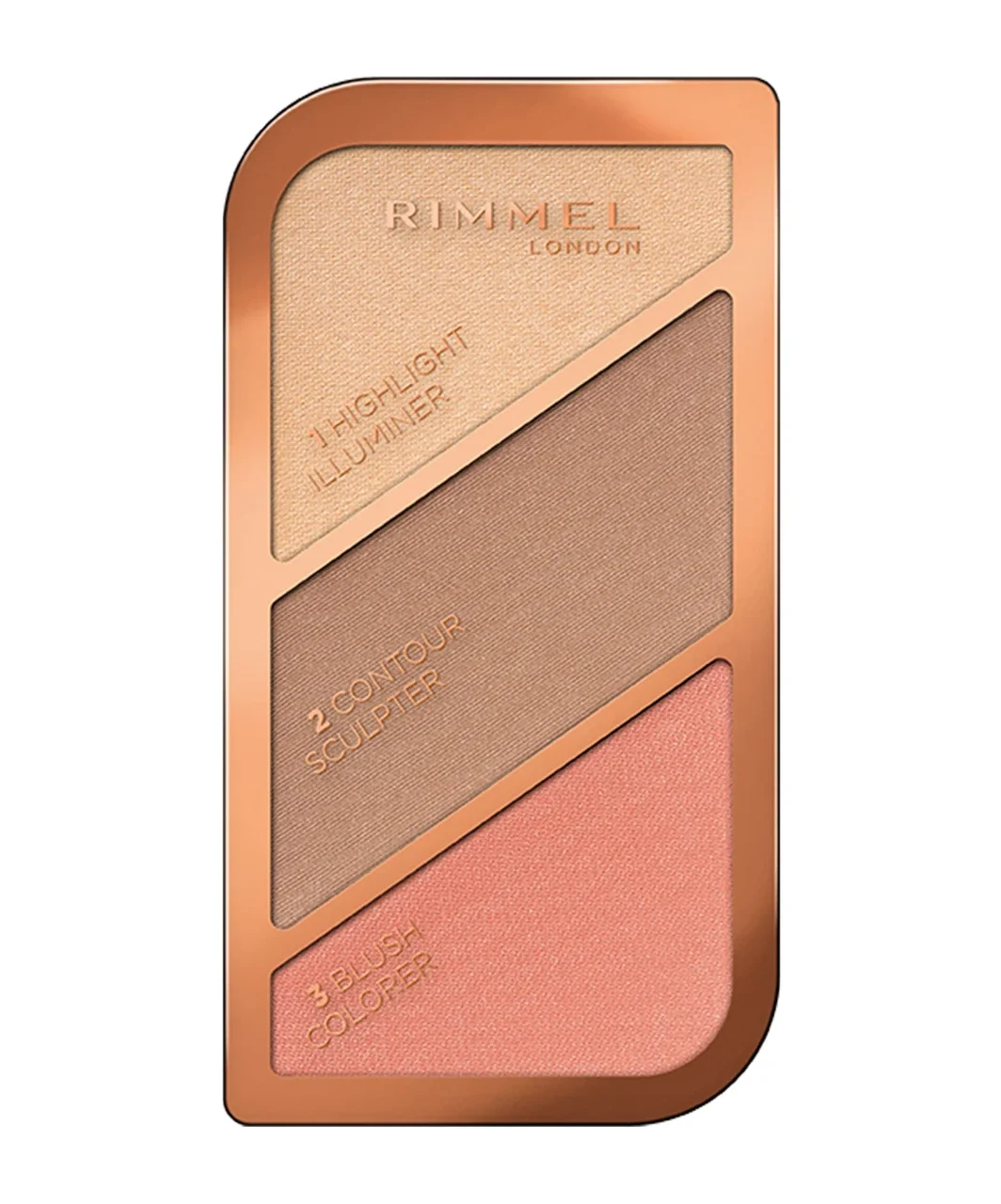 Rimmel London Kate Sculpting Palette 002 Coral Glow – Highlight, Contour & Blush Palette