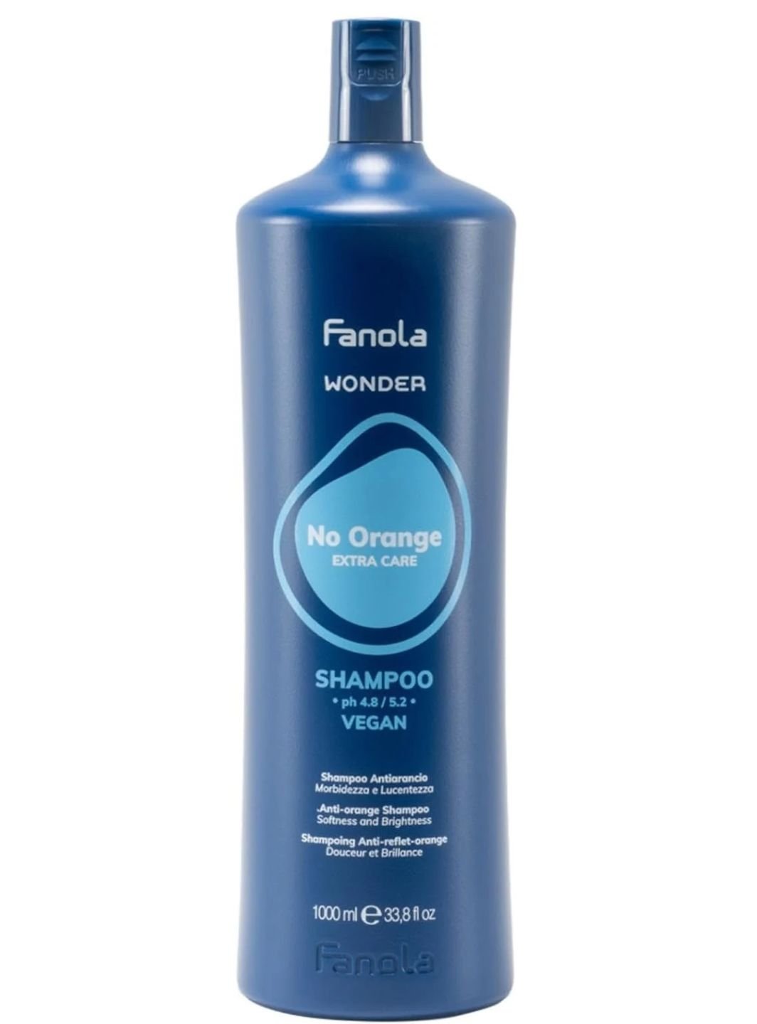 Fanola Wonder No Orange Shampoo Neutralizing Orange Highlights 1000 ml