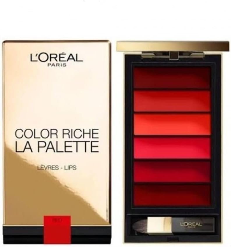 L'OrÃ©al Color Riche Lip Palette Nude Red