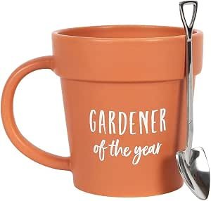 Gardener of the year pot mug and shovel spoon GG_55938