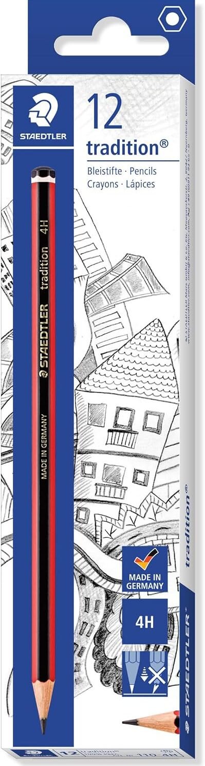 Staedtler Tradition Pencil PK12-4H