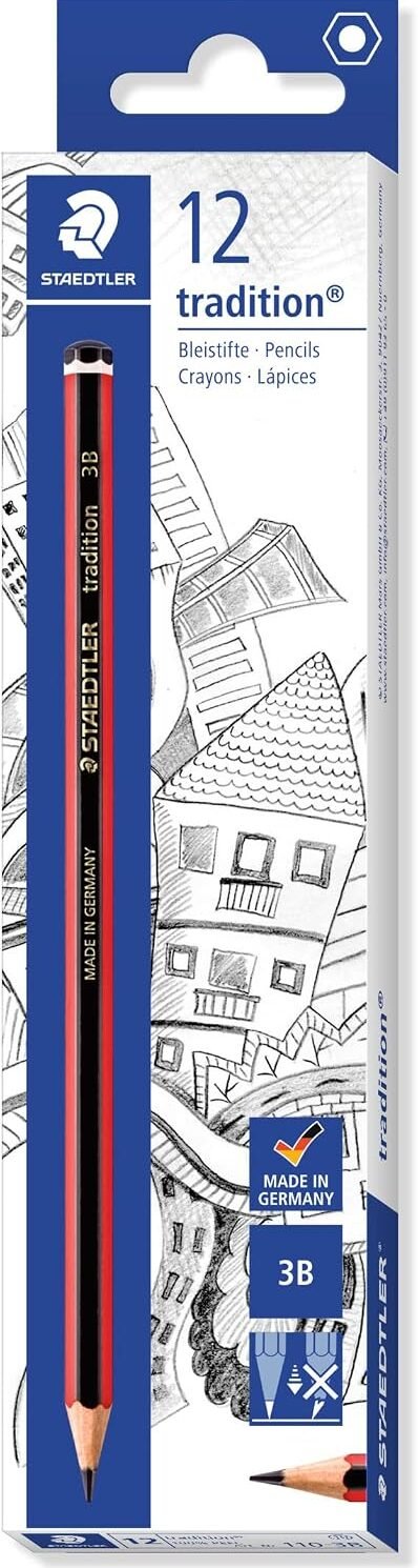 Staedtler Tradition Pencil PK12-3B
