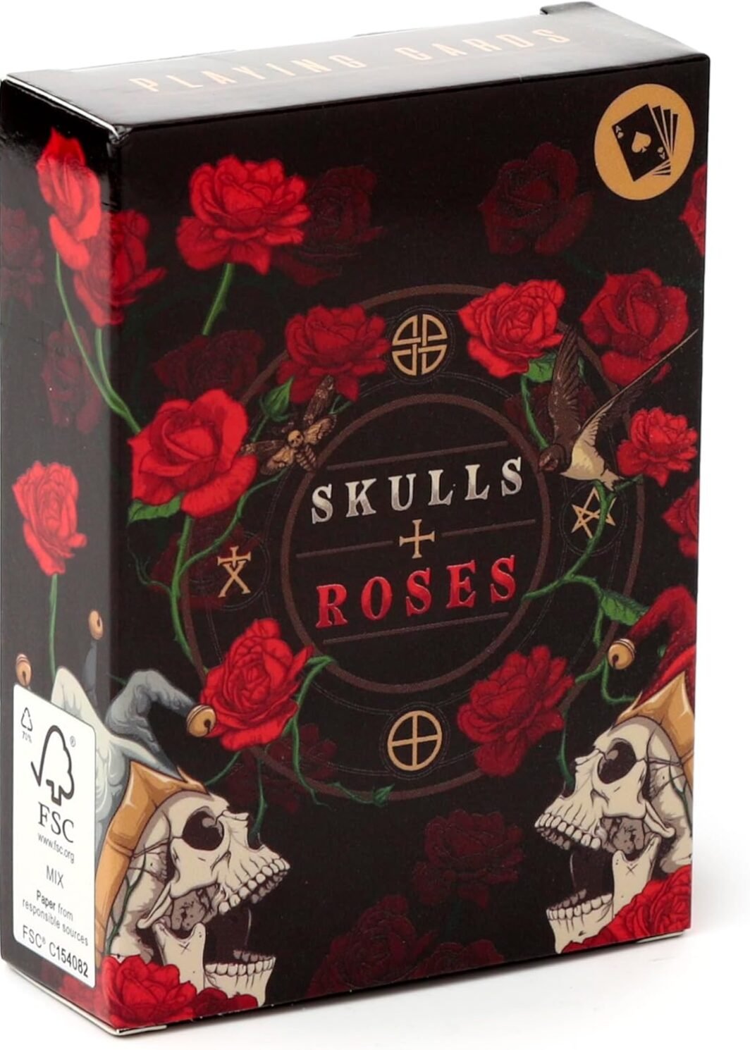 Skulls and Roses Standard Playing Card Deck PCARD06