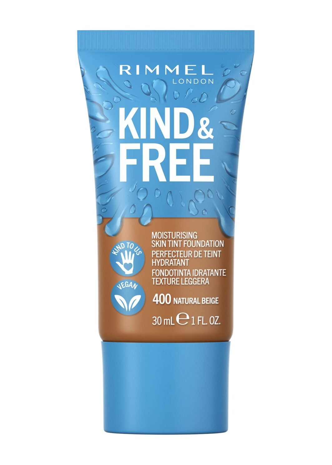 Rimmel Kind + Free Foundation Natural Beige 400