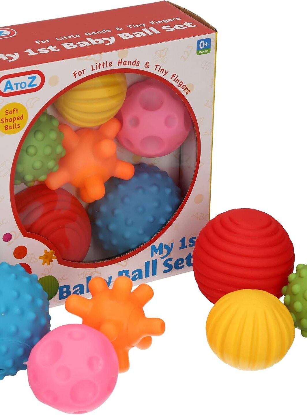 Baby Multi Textured Sensory Soft Balls (multicolor 61017)
